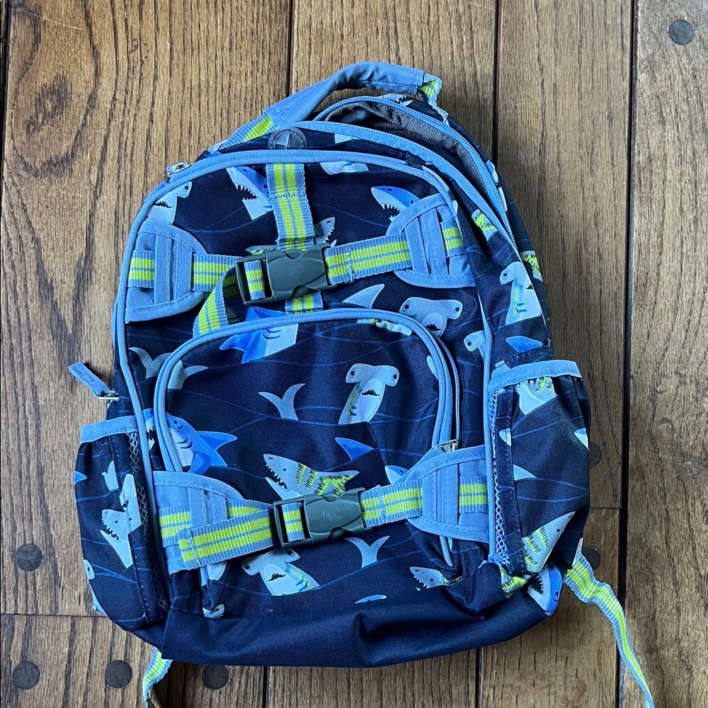 Pottery Barn Kids Blue Shark Backpack